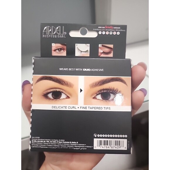 Ardell False Lashes Faux Mink Wispies Invisible Band  4 Pairs New - Picture 2 of 2